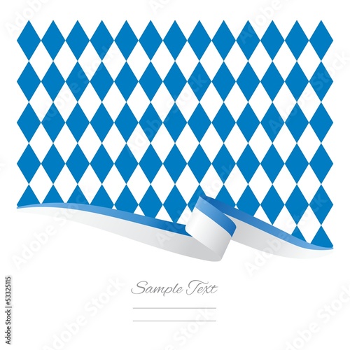 Abstract color background Bavarian flag vector