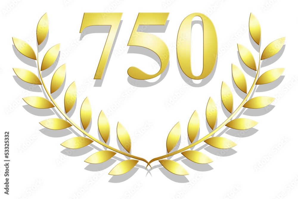 Lauriers 750 en or Lauriers 750 en or