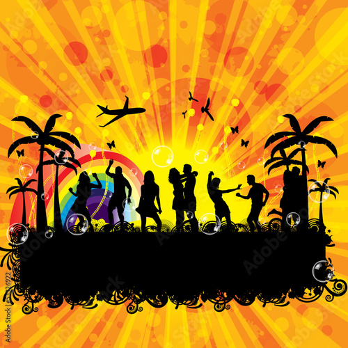 Beach Party design template