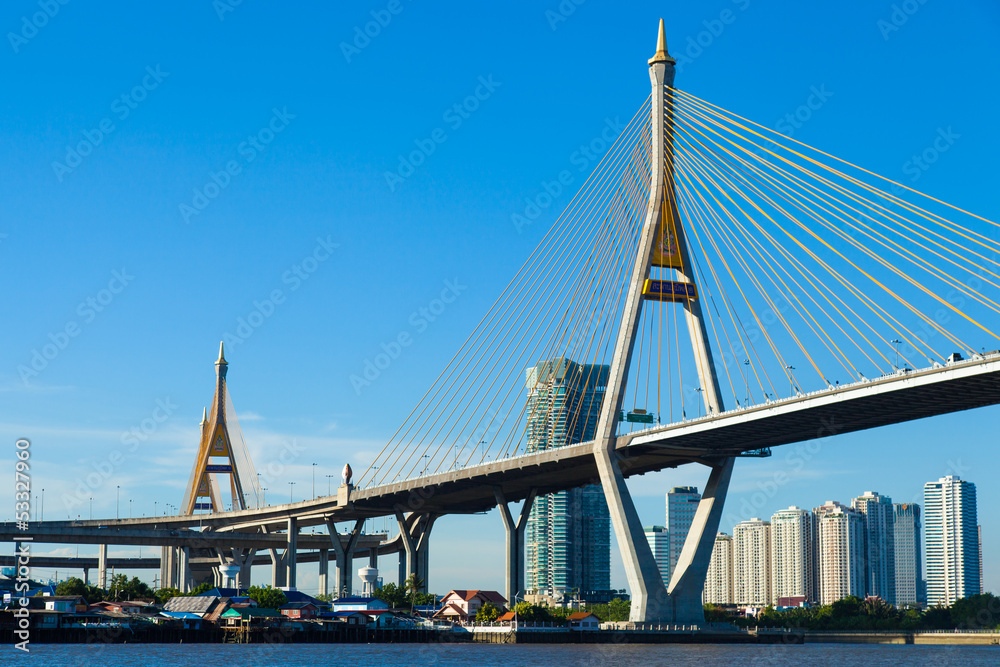 Fototapeta premium Bhumibol Bridge.