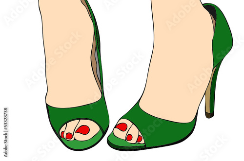 Scarpe verdi