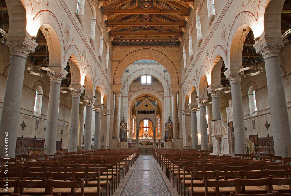 Paris - interior of Saint Francois Xavier church