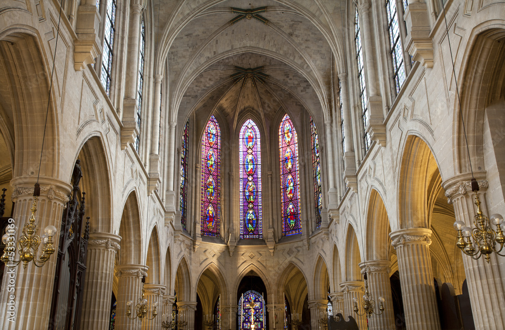 gothic church from Paris -Saint-Germain