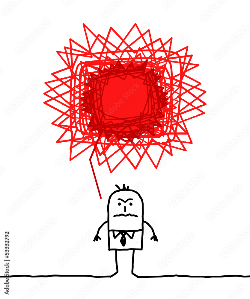 angry man,