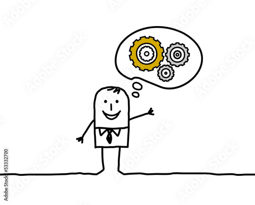 thinking man
