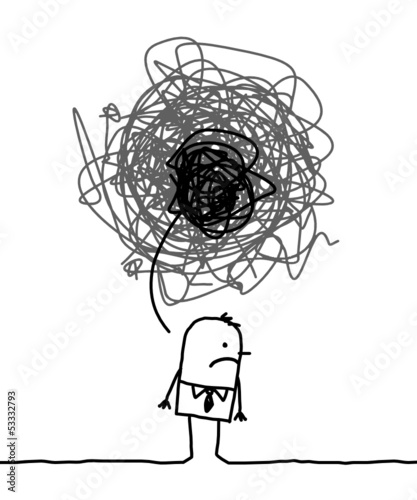 depressed man