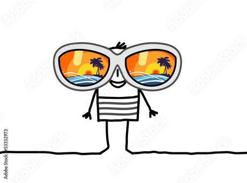 man & sunglasses