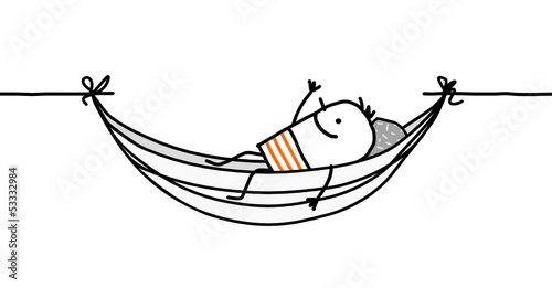 man in hammock