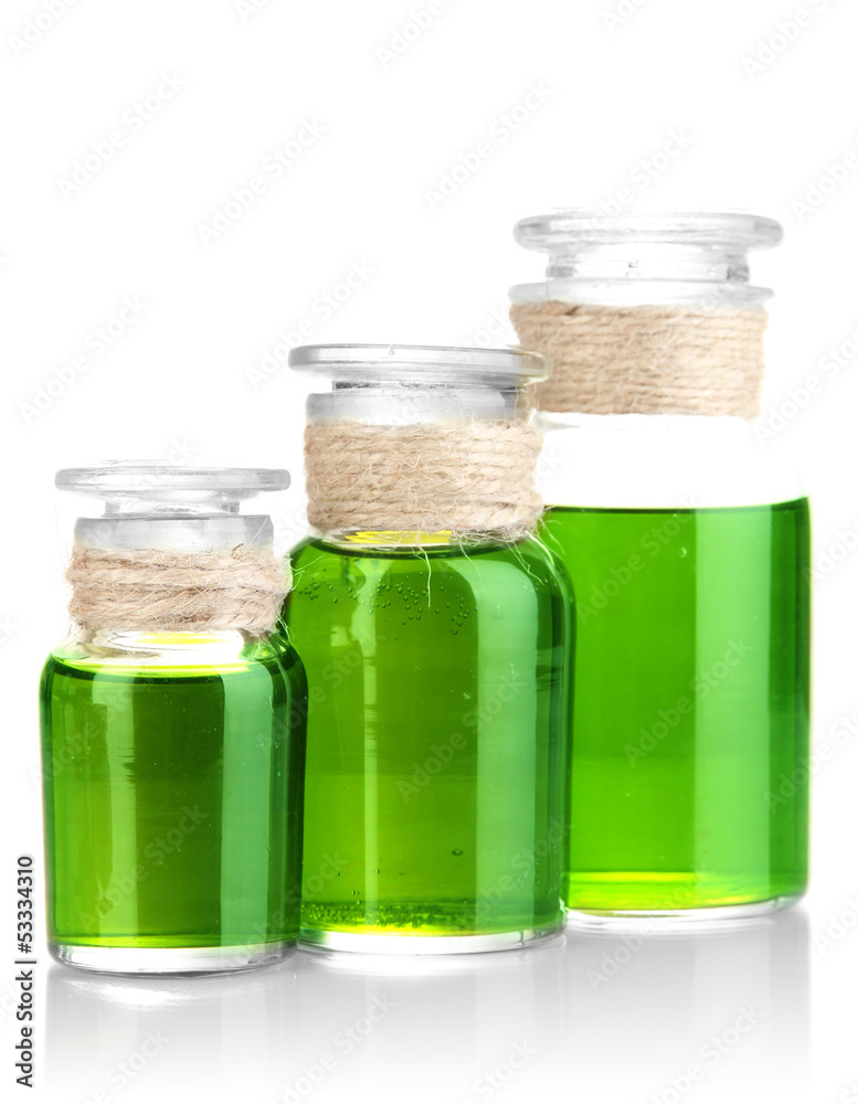 Medicine bottles isolated on white Medicine bottles isolated on white