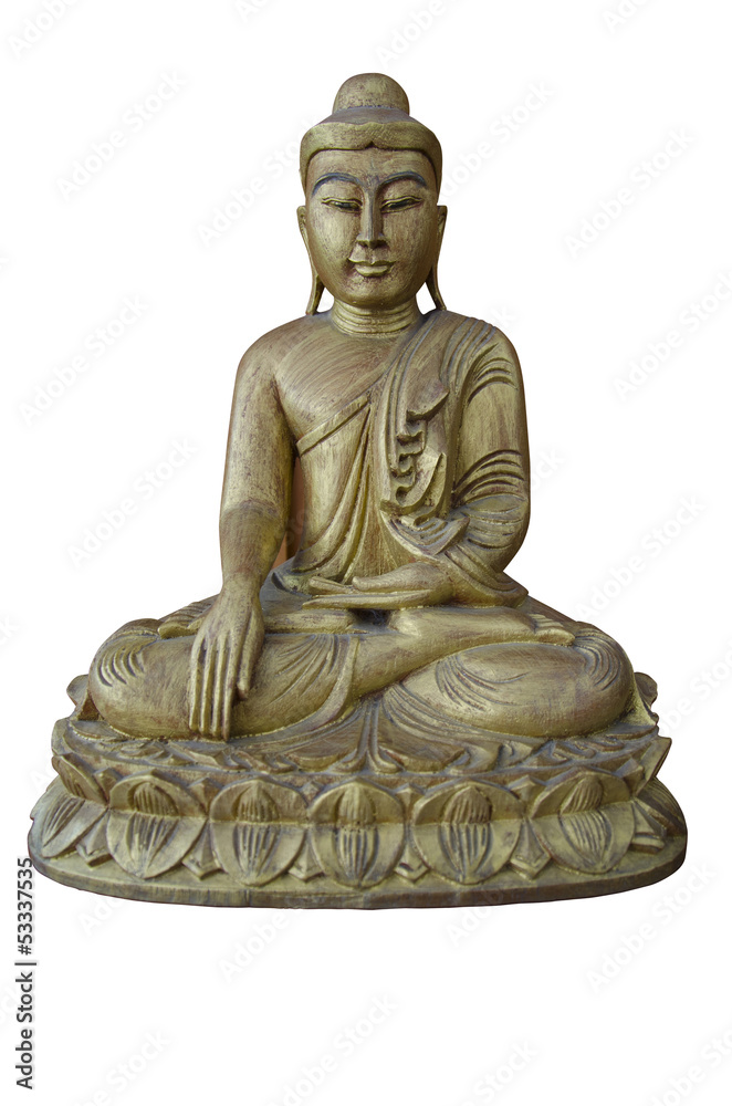 wooden budha