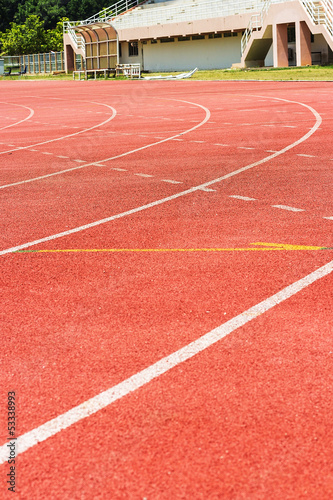 Track in the Stadium