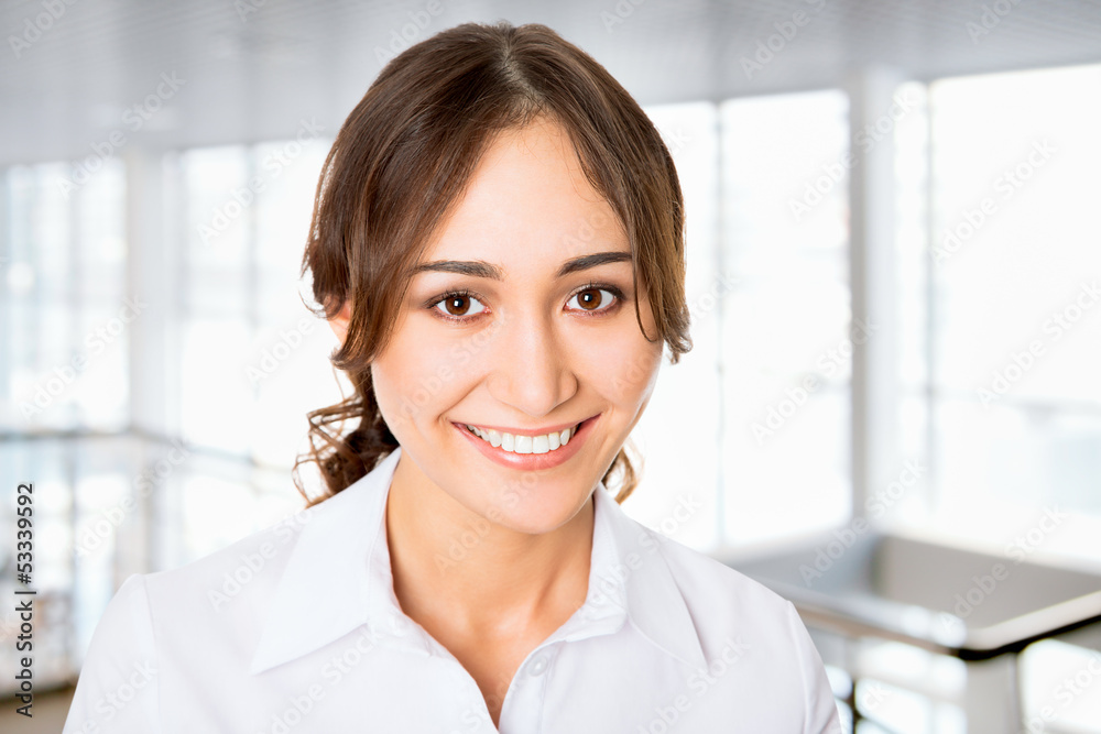 Nice friendly business woman Nice friendly business woman