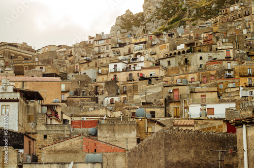 Mountain town - Caltabellotta, Sicily, Italy © krivinis