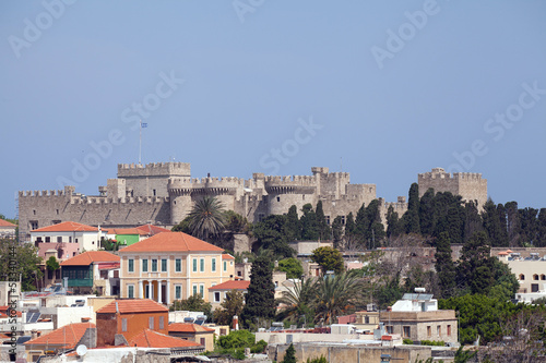 Blick über die Altstadt von Rhodos, Griechenland