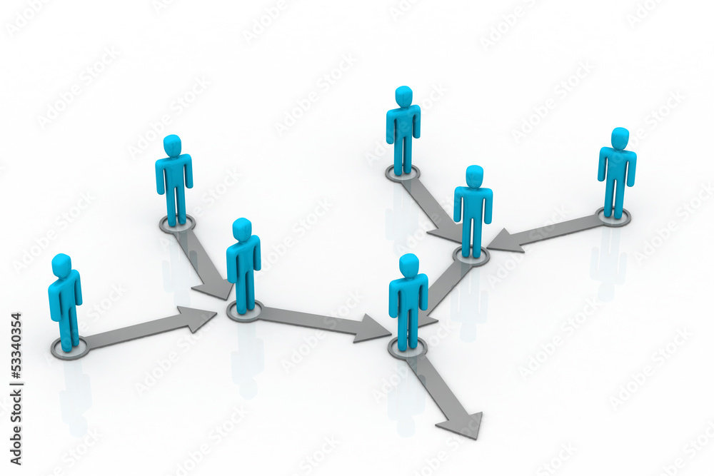Business network. Business network.