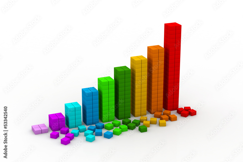 Fototapeta premium Business graph