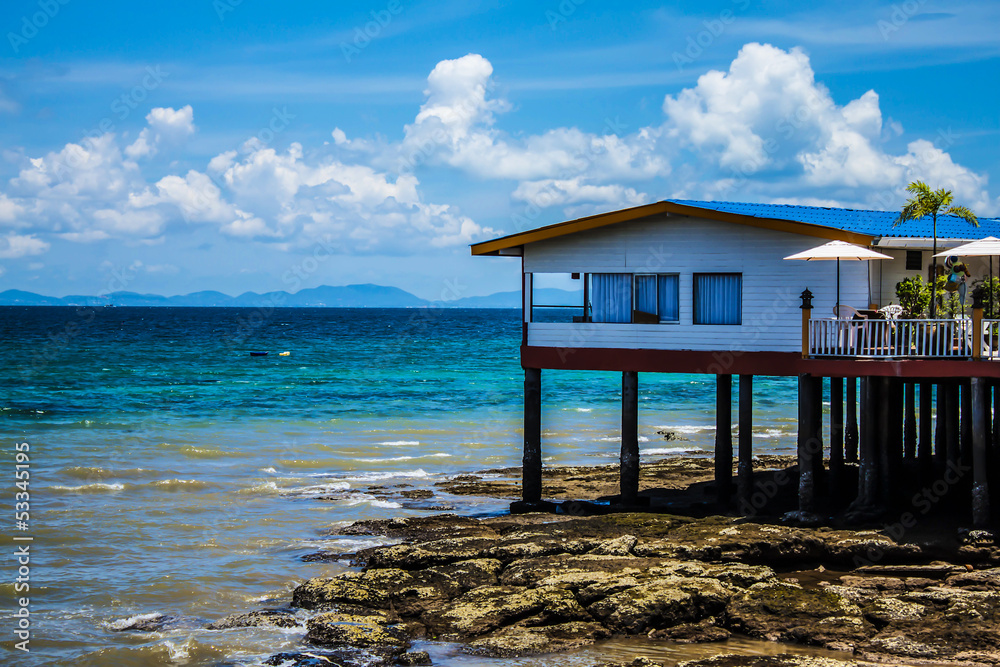 Fototapeta premium The recreation place adjoin coast