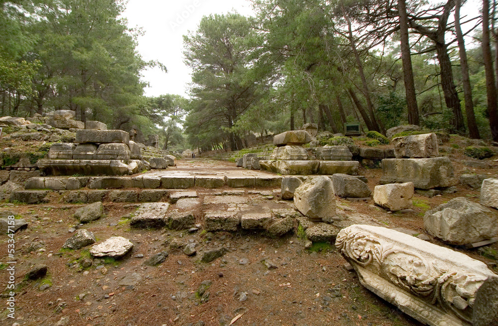 Ruinenstadt Phaselis bei Kemer - Türkei Ruinenstadt Phaselis bei Kemer - Türkei