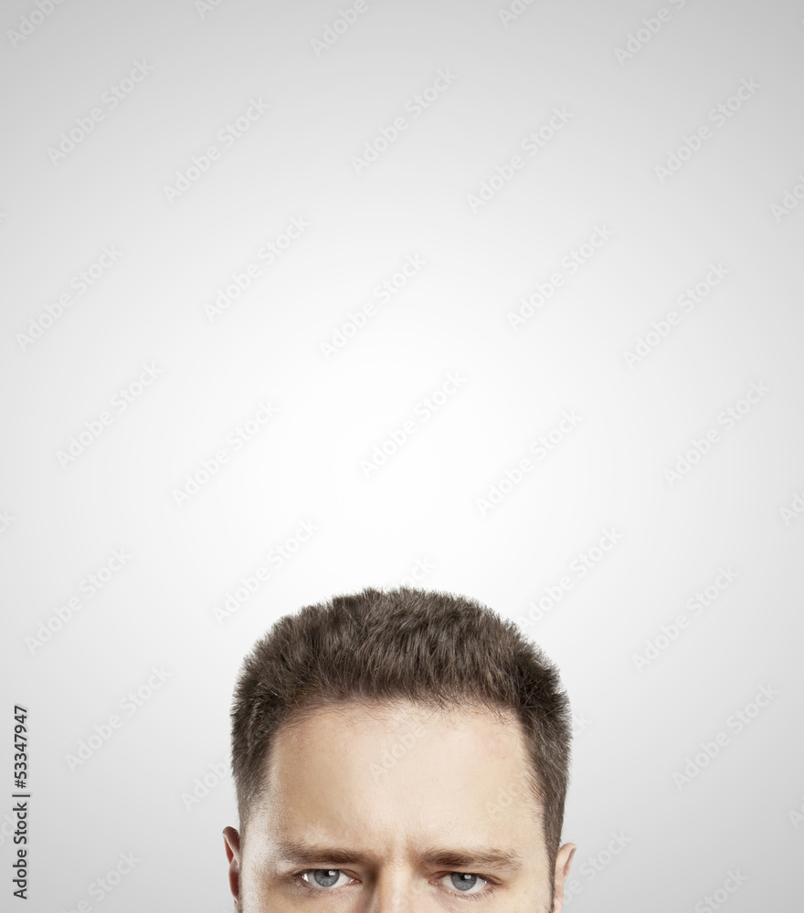 Fototapeta premium half head