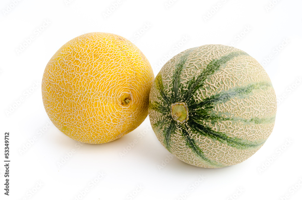 Galia und CantaloupeMelone Stock Photo Adobe Stock