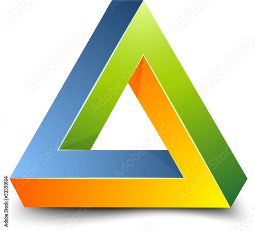 Impossible triangle sign