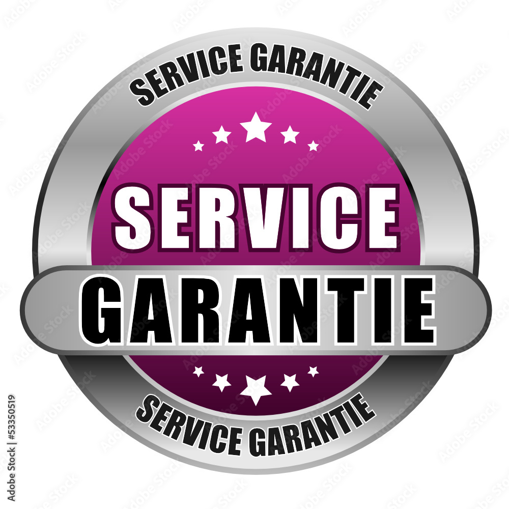 5 Star Button pink SERVICE GARANTIE 5 Star Button pink SERVICE GARANTIE
