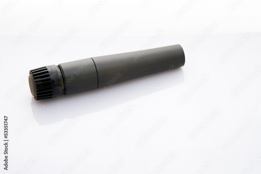 Microphone isolated on white background Microphone isolated on white background