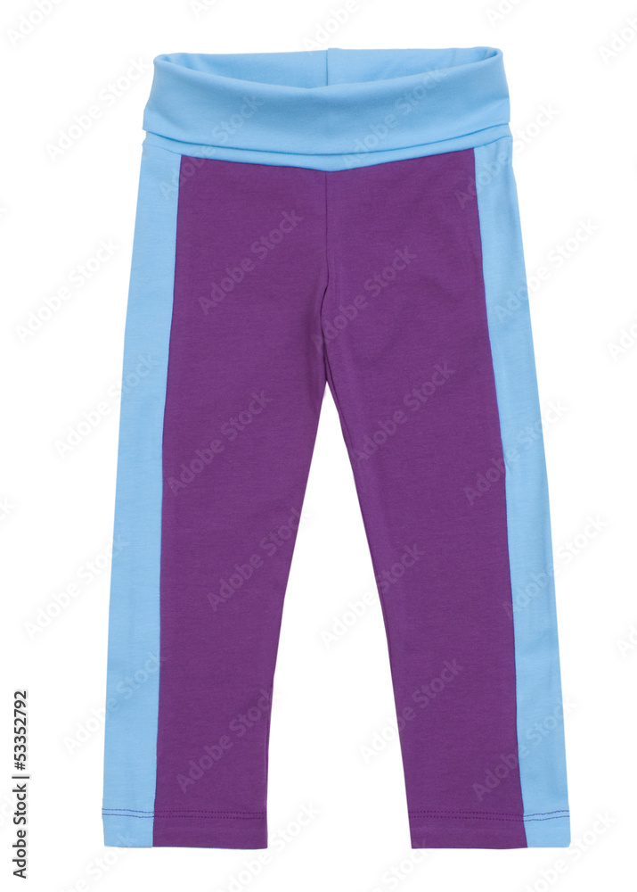 Female sweatpants isolated on a white background Female sweatpants isolated on a white background