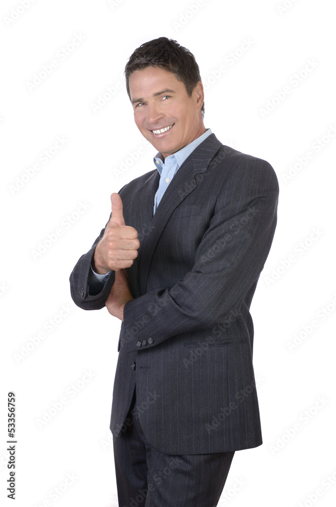 Business Manager Portrait Daumen hoch Business Manager Portrait Daumen hoch