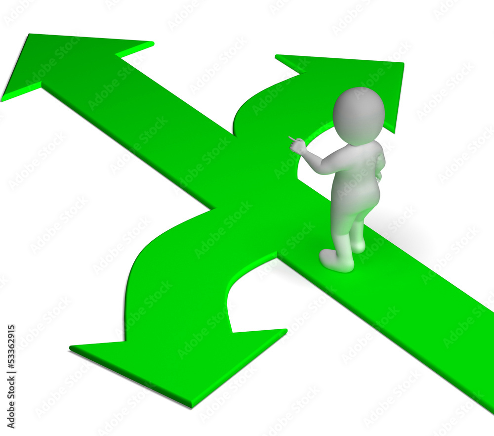 Arrows Choice Shows Options Alternatives Or Deciding Arrows Choice Shows Options Alternatives Or Deciding