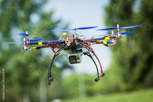 Obraz na płótnie Drone w salonie