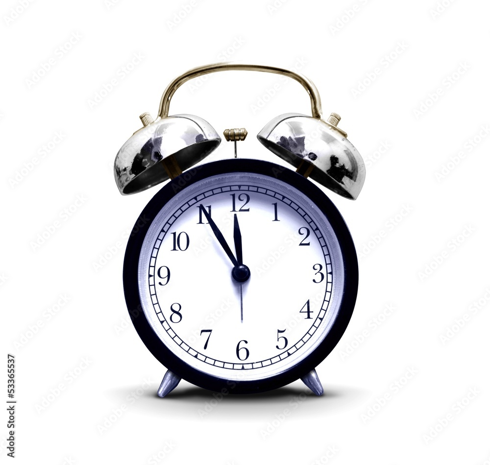 Alarm-clock on white background Alarm-clock on white background