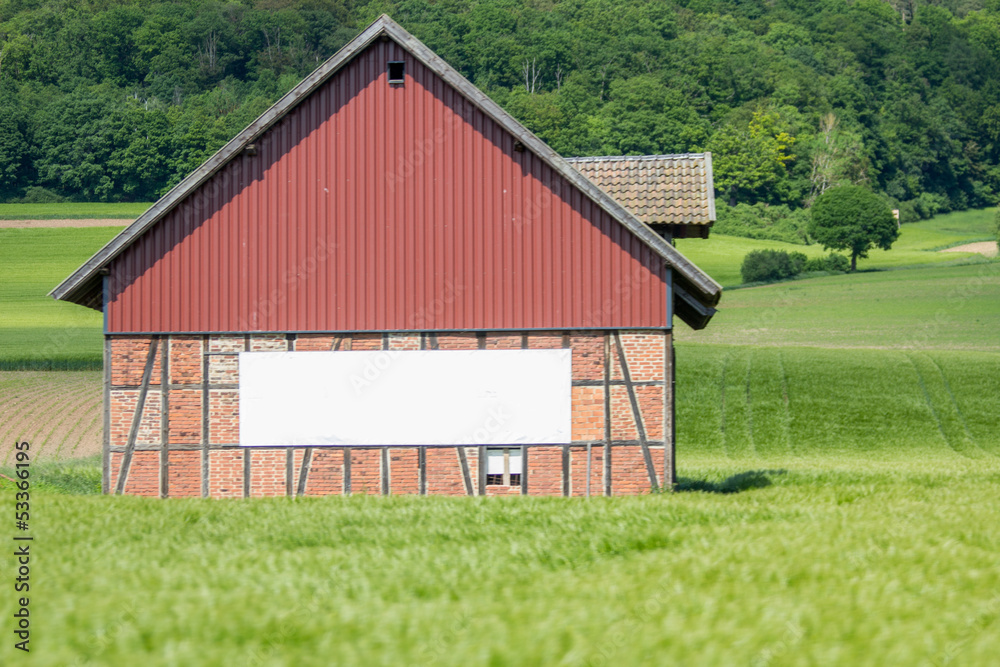 barn with plain textfield barn with plain textfield