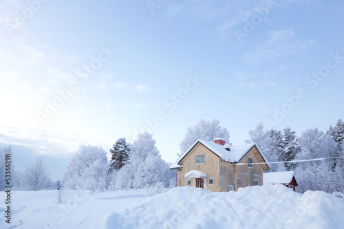 Winter landscape Sweden © vichie81