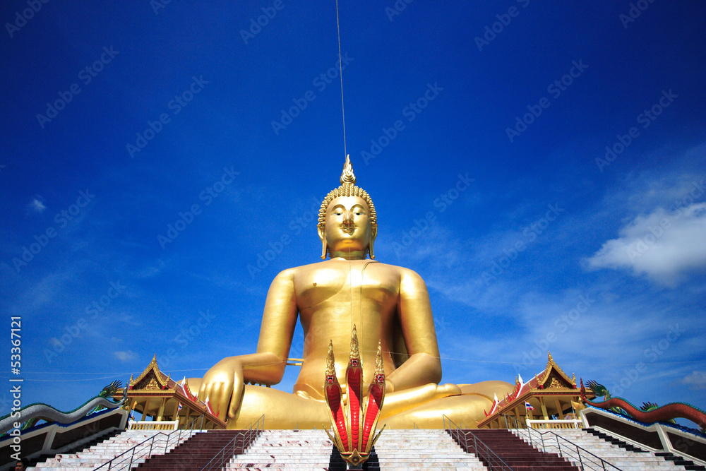 Big Buddha in temple of Thailand Big Buddha in temple of Thailand