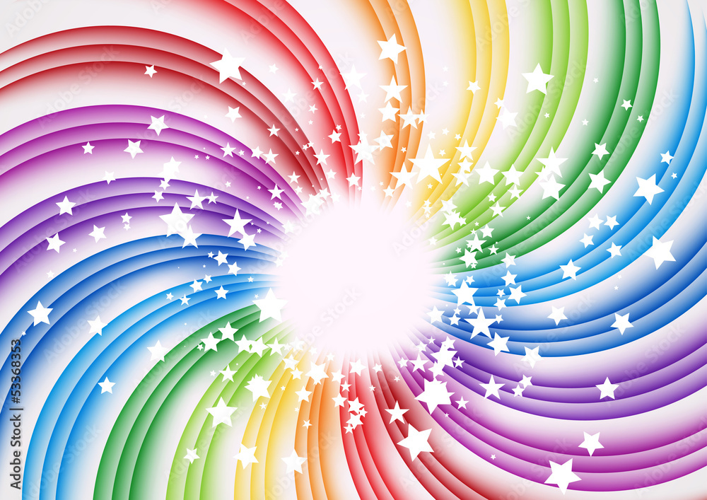 Transparent rainbow swirl Transparent rainbow swirl