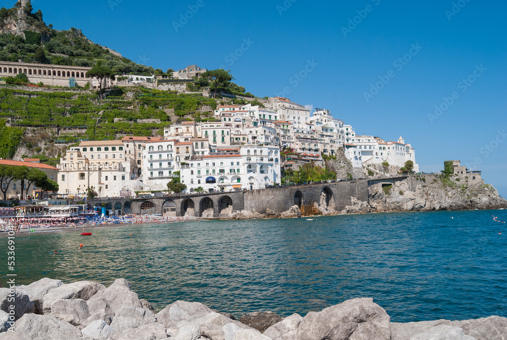 A View Of Amalfi's Coast