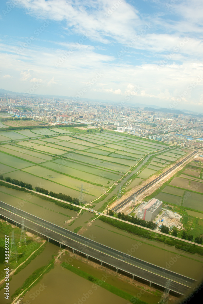 Aerial View of Shenzhen Aerial View of Shenzhen