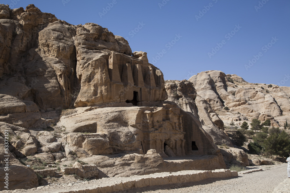 Fototapeta premium The city of Petra in Jordan