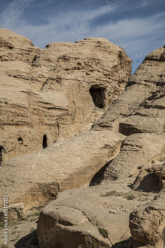 The city of Petra in Jordan