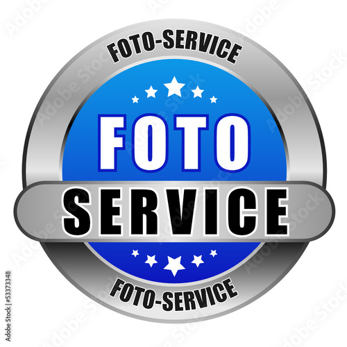 5 Star Button blau hell FOTO SERVICE DTO DTO