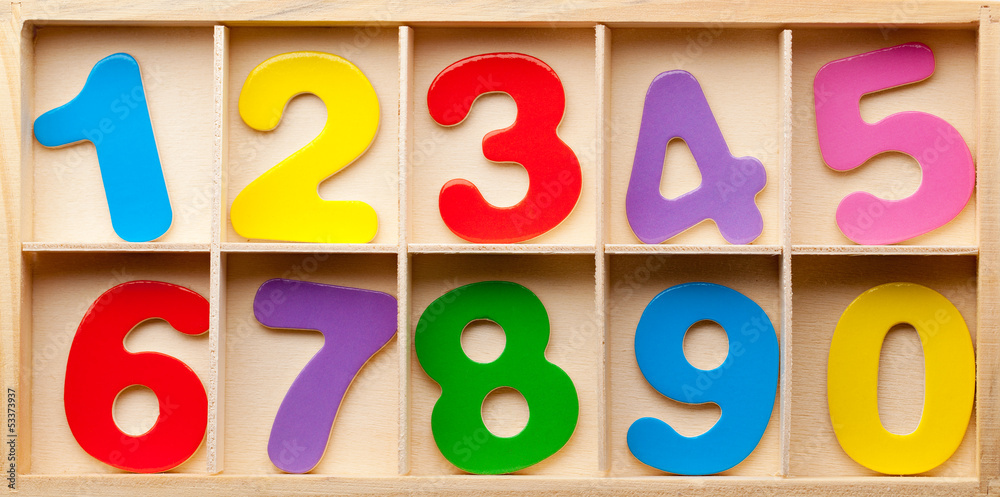 Numbers in a box Numbers in a box