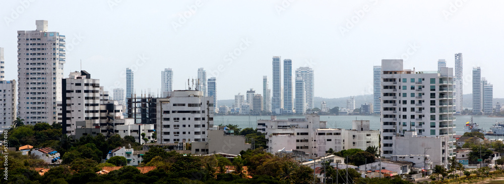 Cartagena Caribbean Skyline