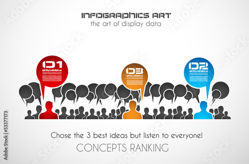 Infographics concept to display your data in a stylish way.