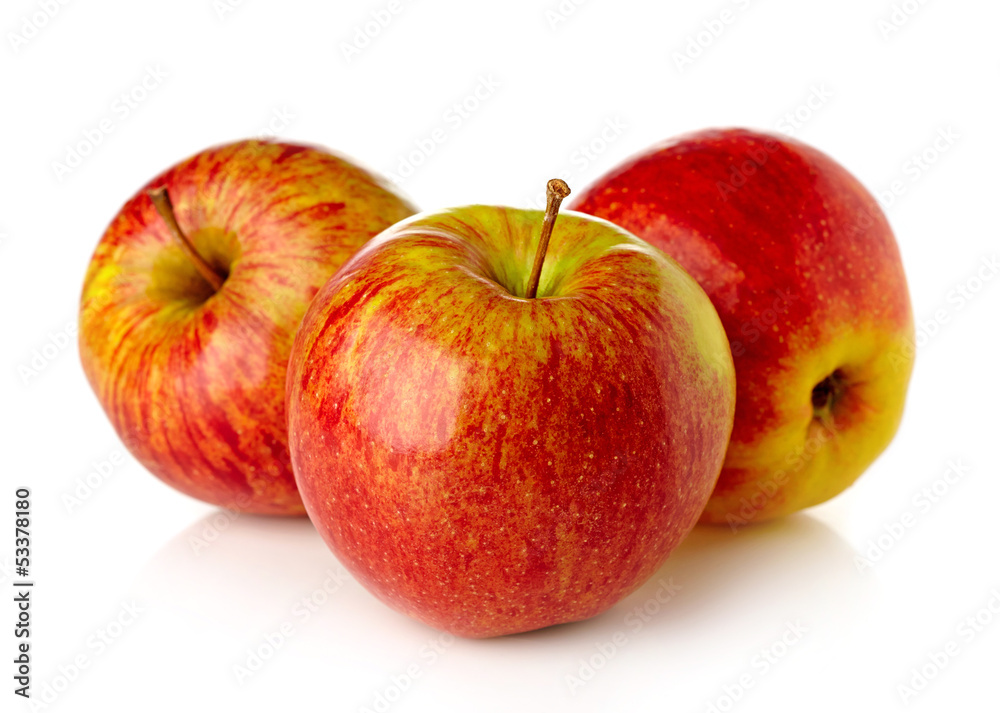 Three fresh ripe apples Three fresh ripe apples
