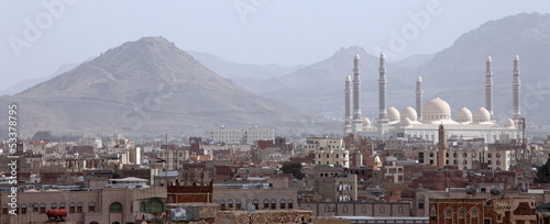 Al Saleh Mosque in Sanaa, Yemen