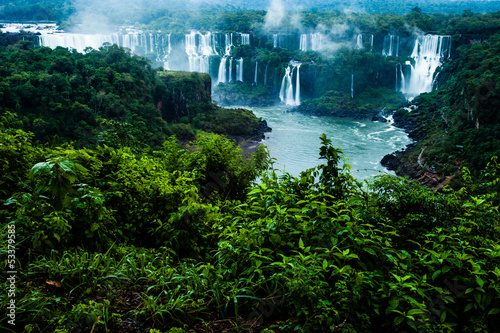 Fototapeta Naklejka Na Ścianę i Meble -  Iguassu Falls,view from Brazilian side