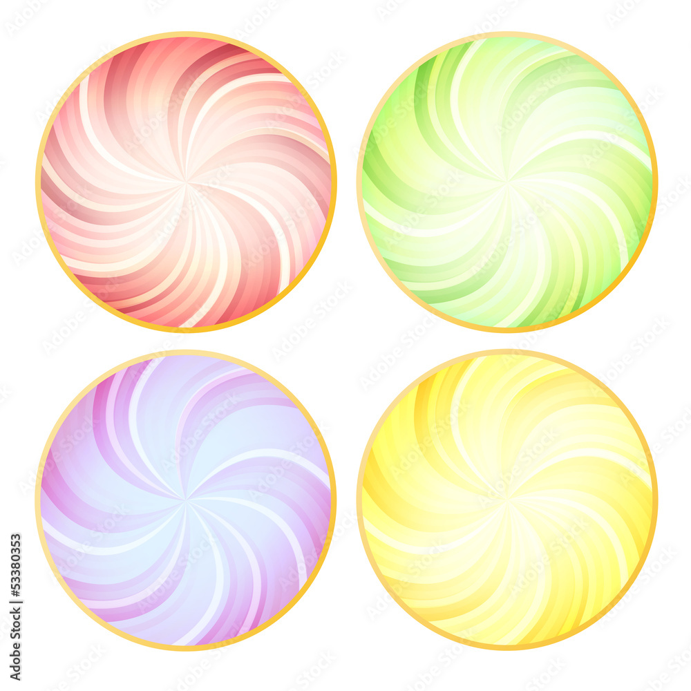 Ice cream from top vector background concept Ice cream from top vector background concept