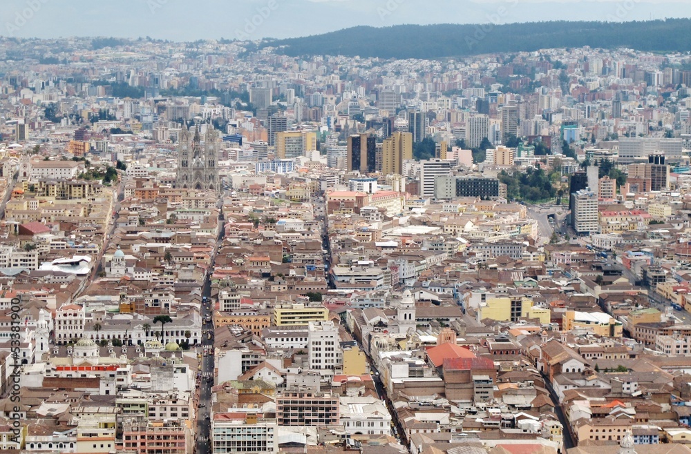 Quito, Blick vom Panecillo