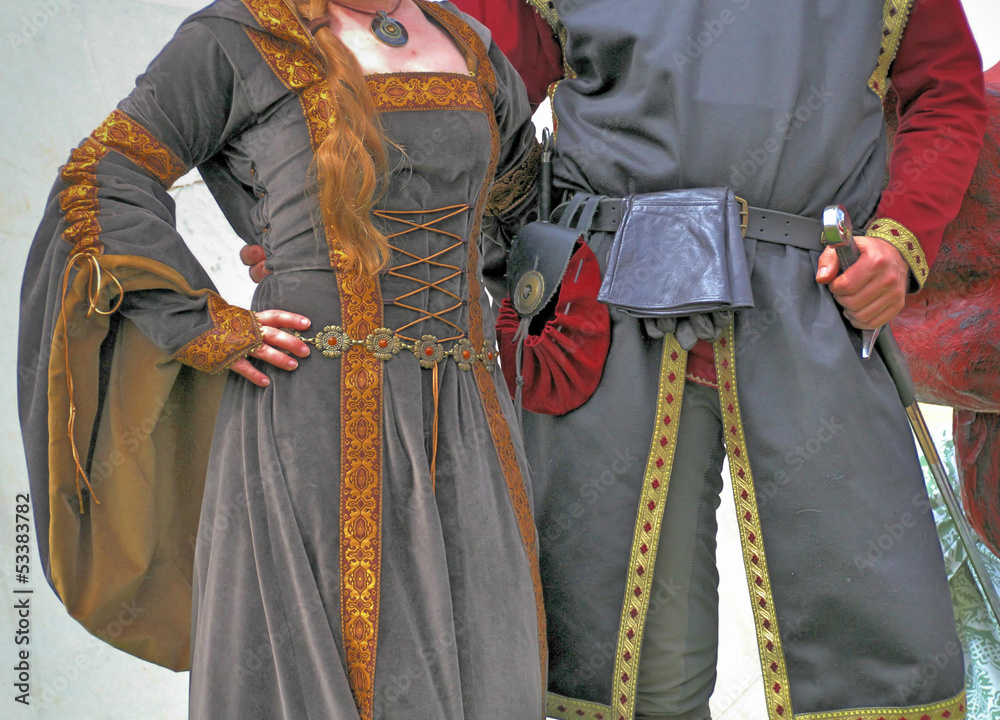 Fototapeta premium fashion im mittelalter